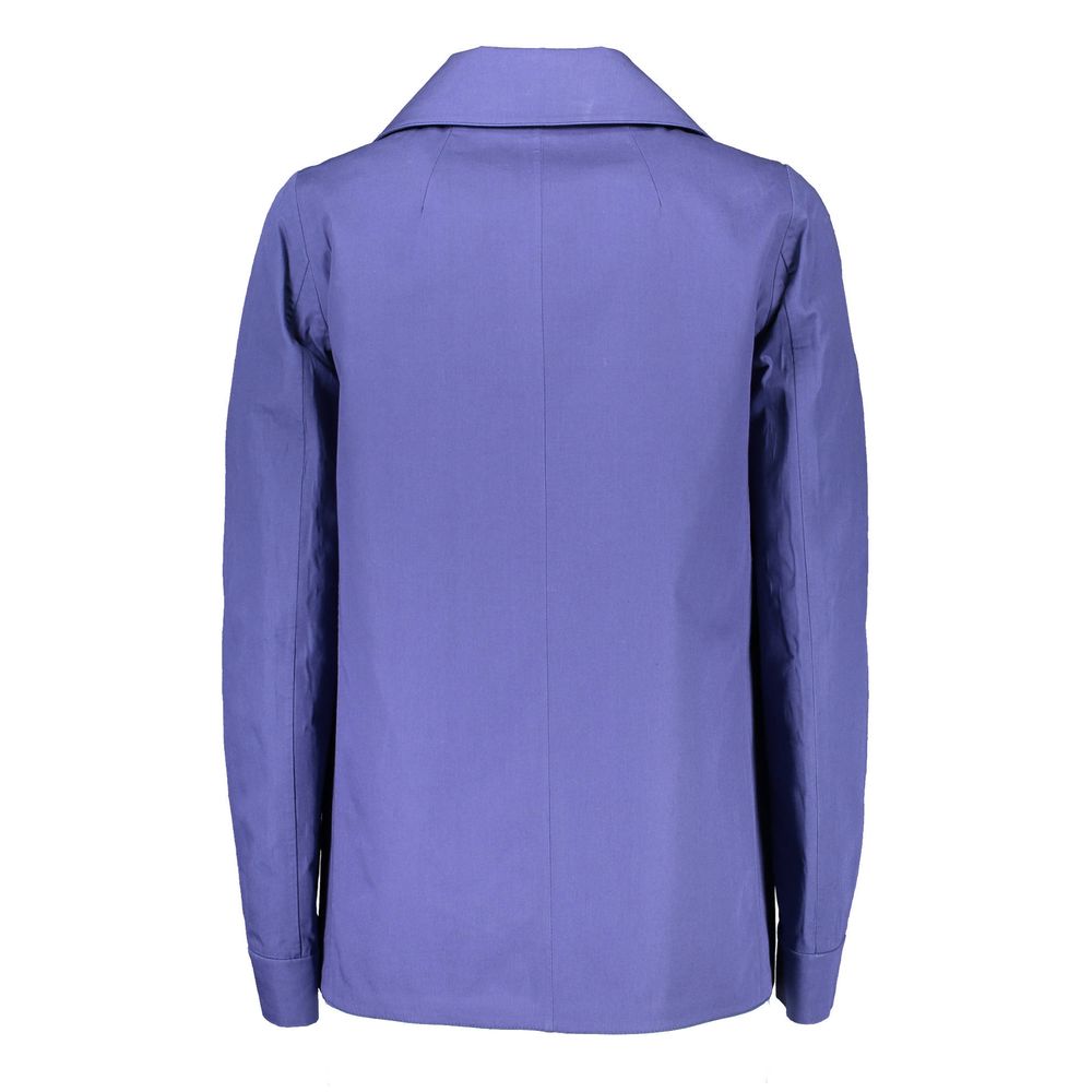 Blue Cotton Jackets & Coat