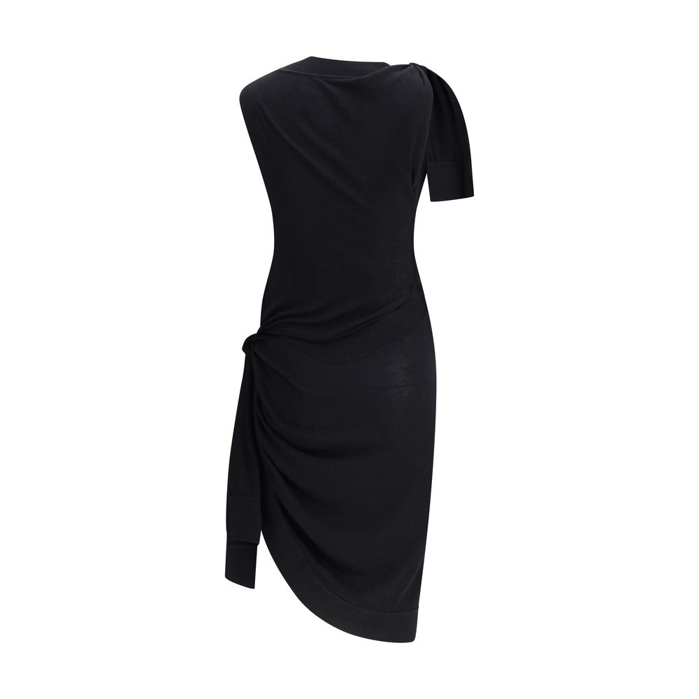 Asymmetrical knit Dress