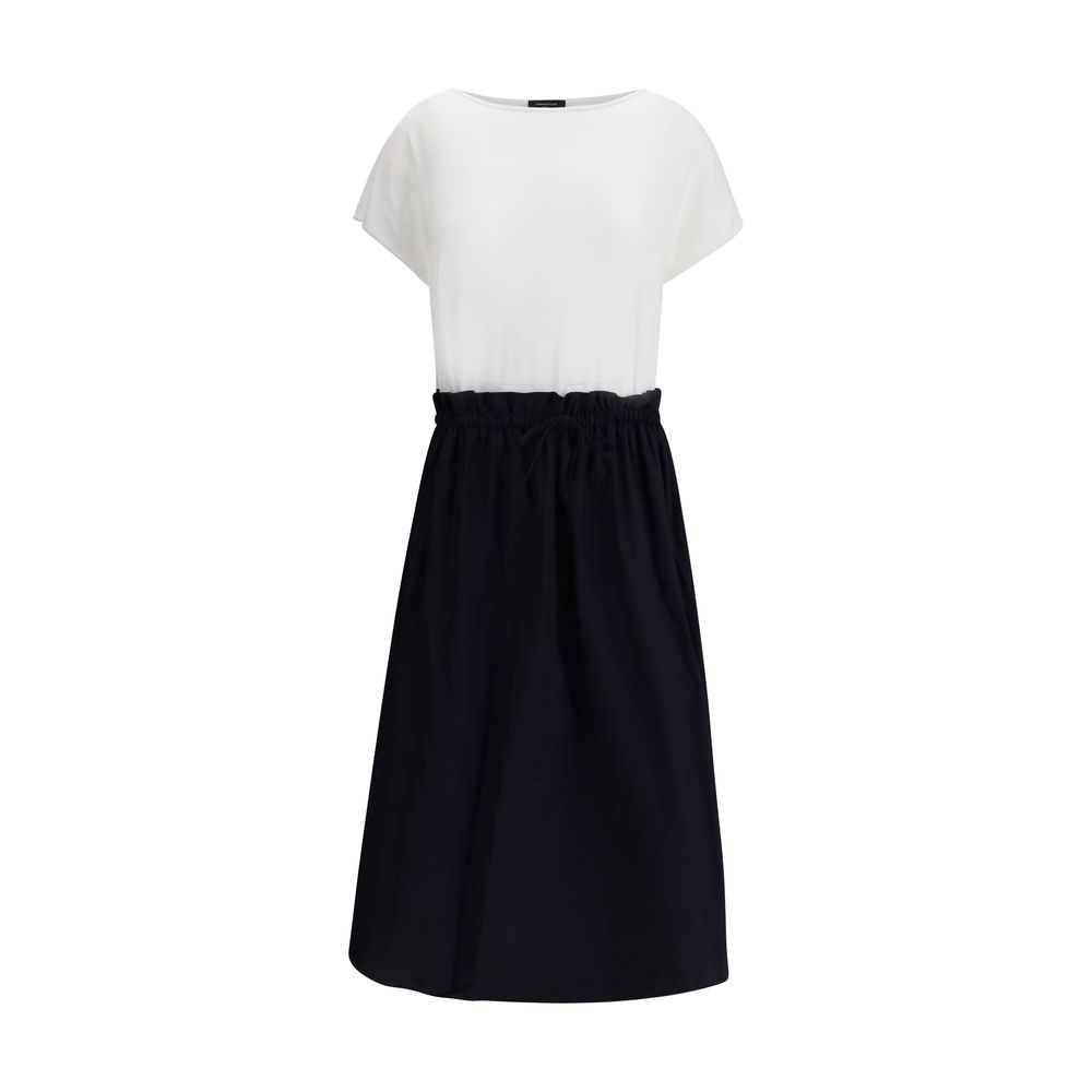 Long Dress with appliqué skirt