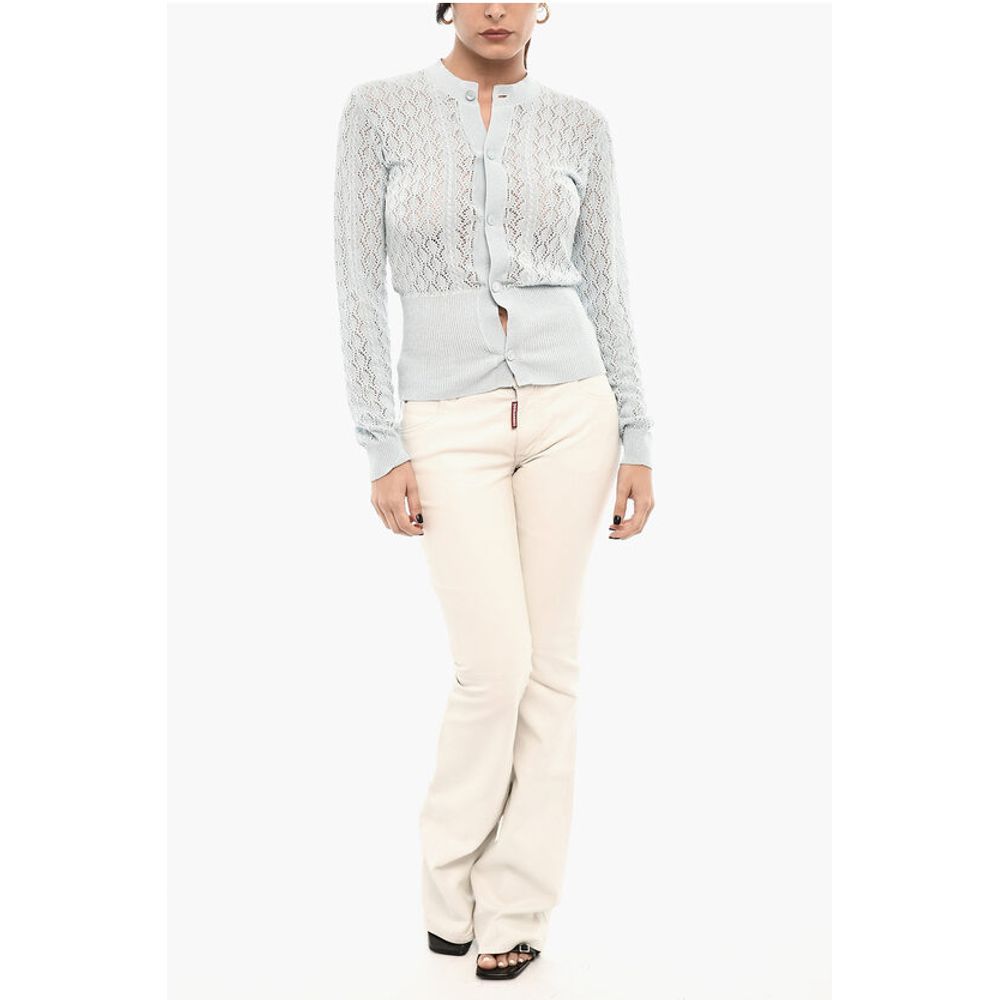 Light Blue Cotton Cardigan