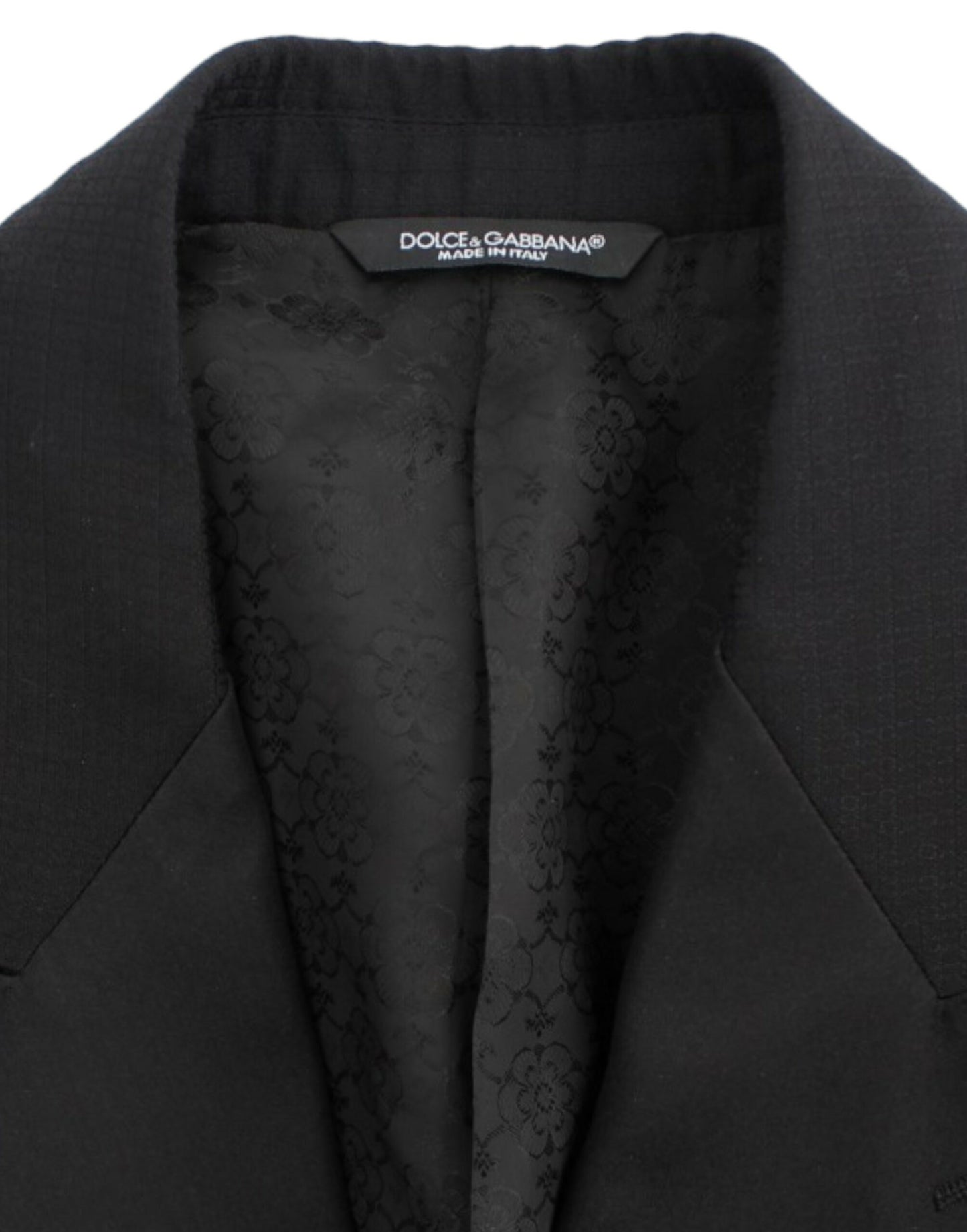 Elegant Black Silk Blend Sicilia Blazer
