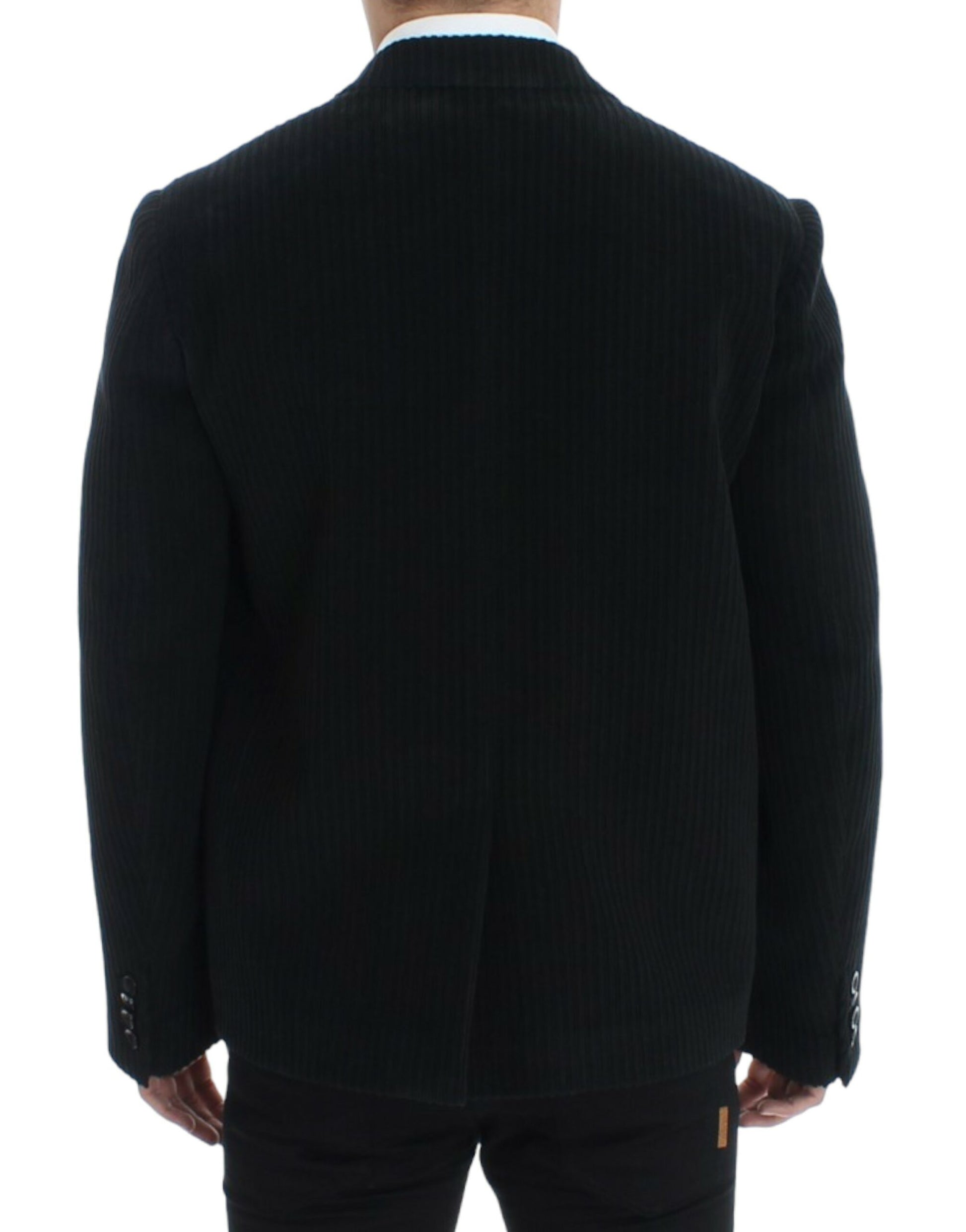 Elegant Black Martini Blazer Jacket