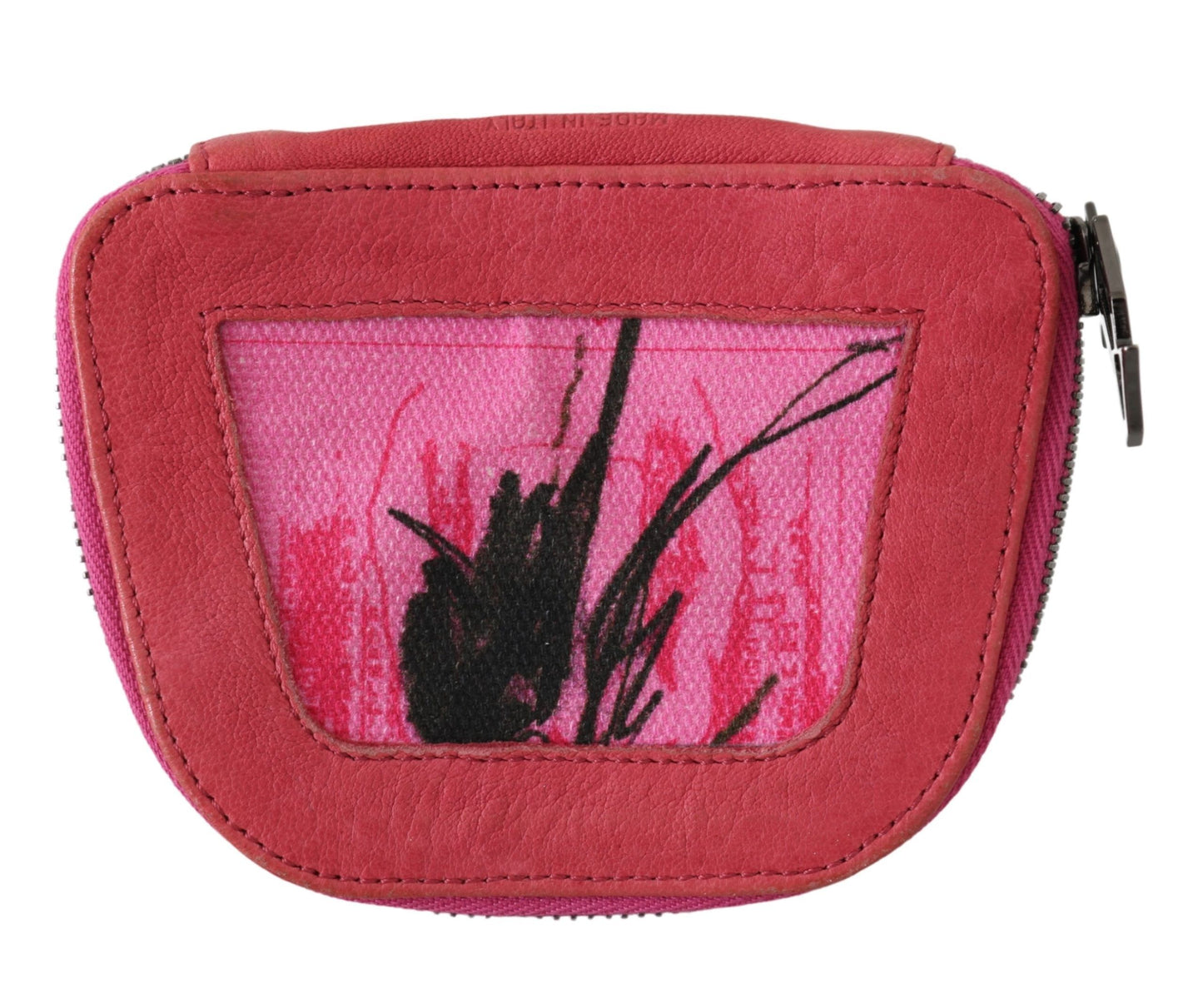 Elegant Pink Fabric Coin Wallet