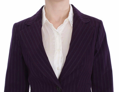 Elegant Striped Pant & Blazer Suit