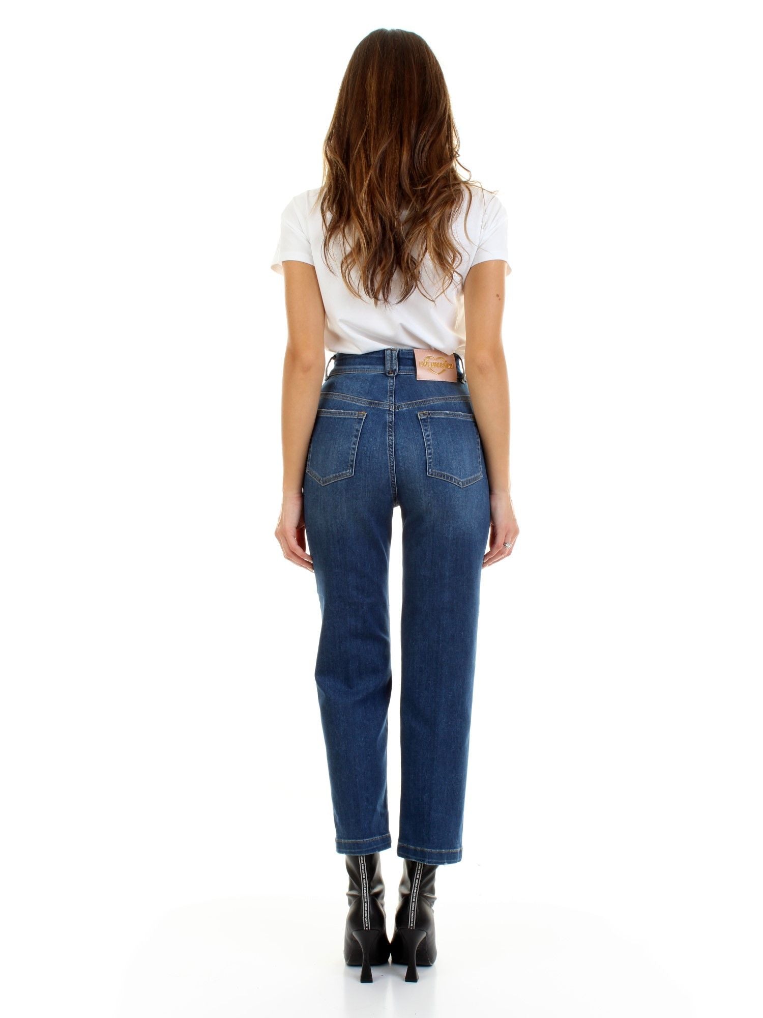 Blue Cotton Women Jeans