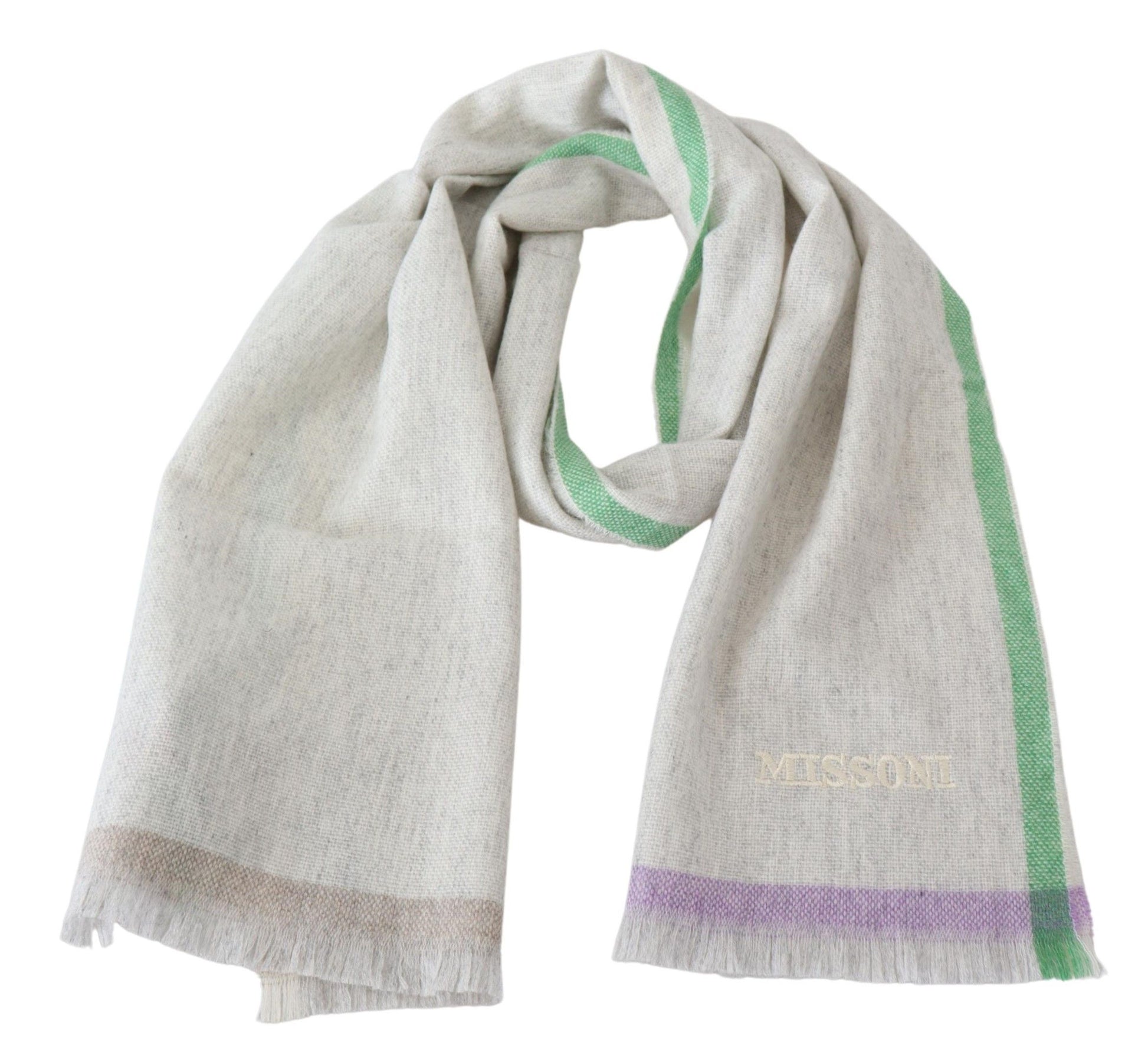 Elegant Cashmere Patterned Scarf