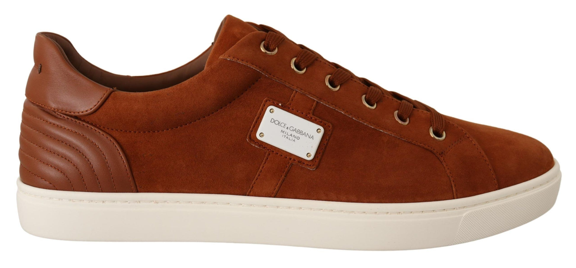 Elegant Light Brown Leather Sneakers