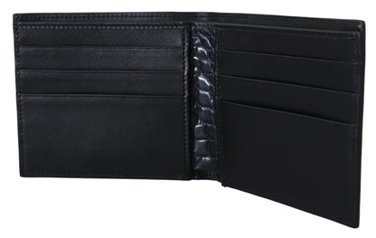 Elegant Exotic Leather Bifold Wallet