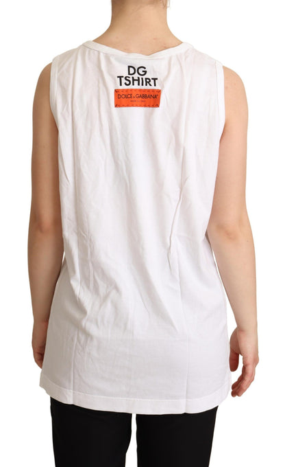 Elegant Sleeveless Cotton Tank Top