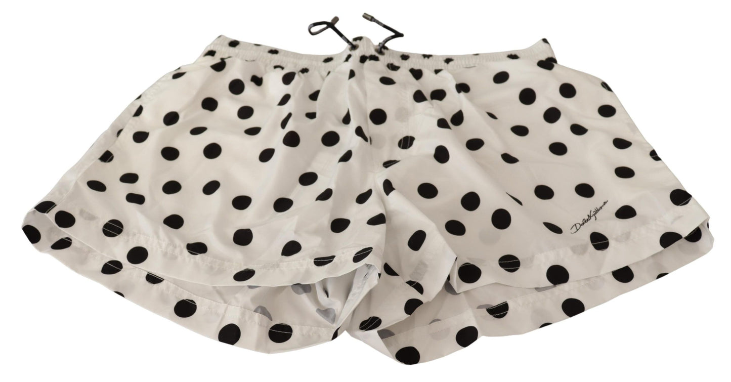 Polka Dotted Men's Swim Shorts