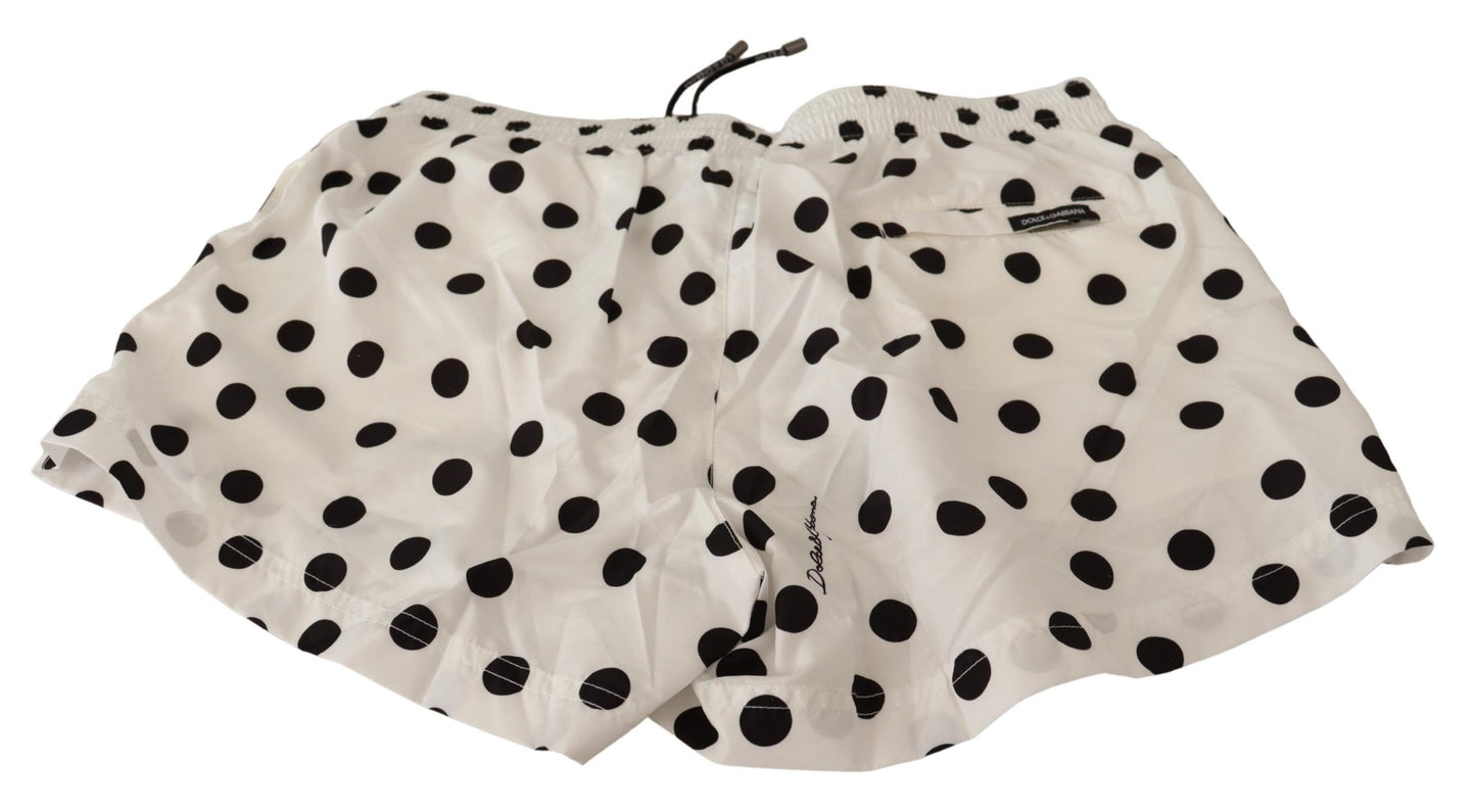 Polka Dotted Men's Swim Shorts