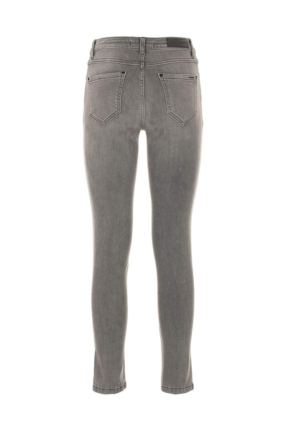 Gray Cotton Women's Jeans