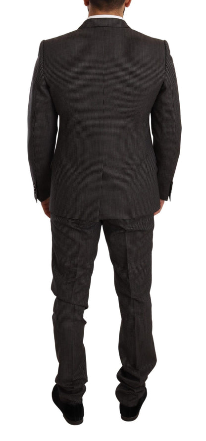 Elegant Gray Martini Woolen Suit Set