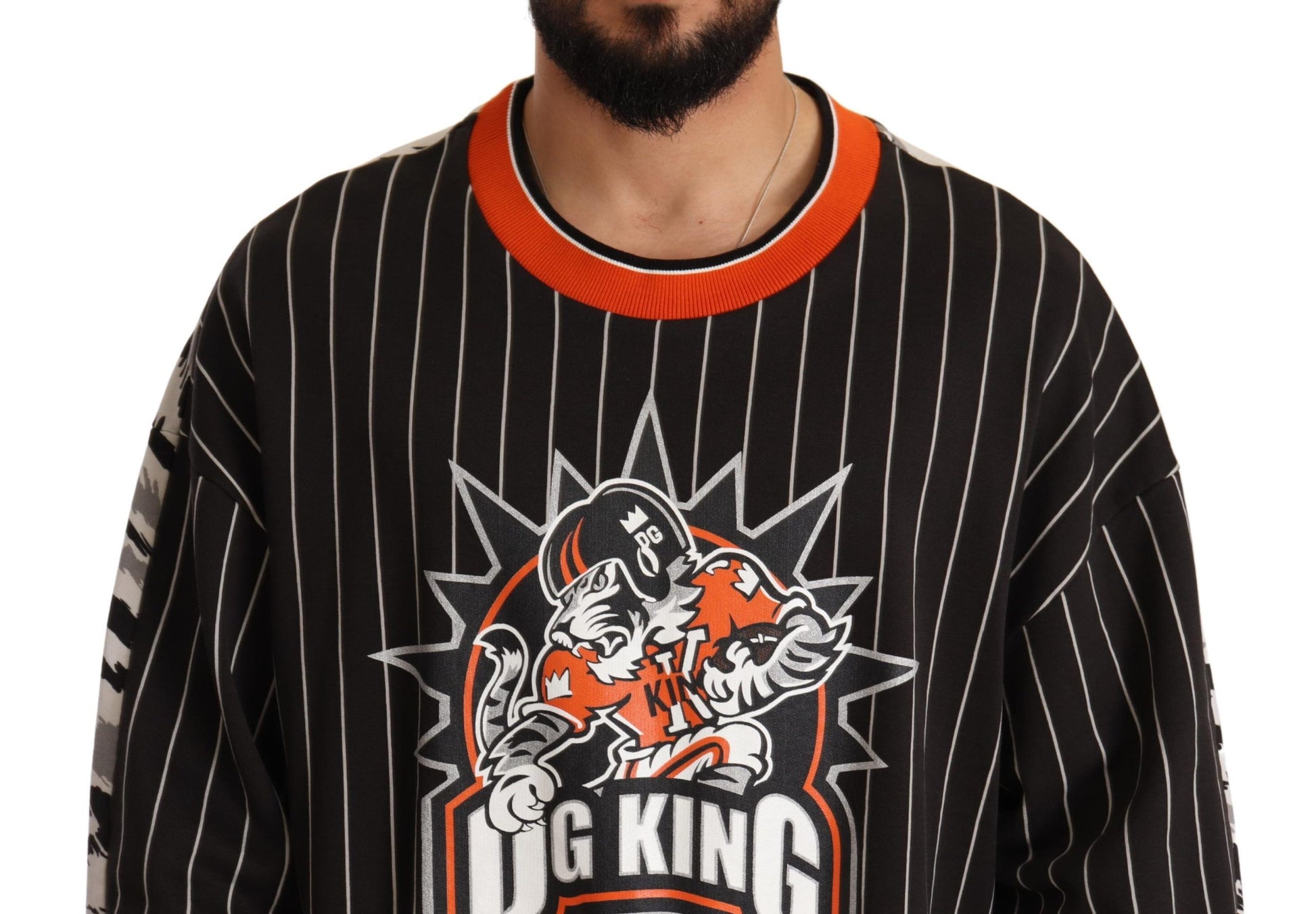 Exclusive Black Striped DG KING Sweater