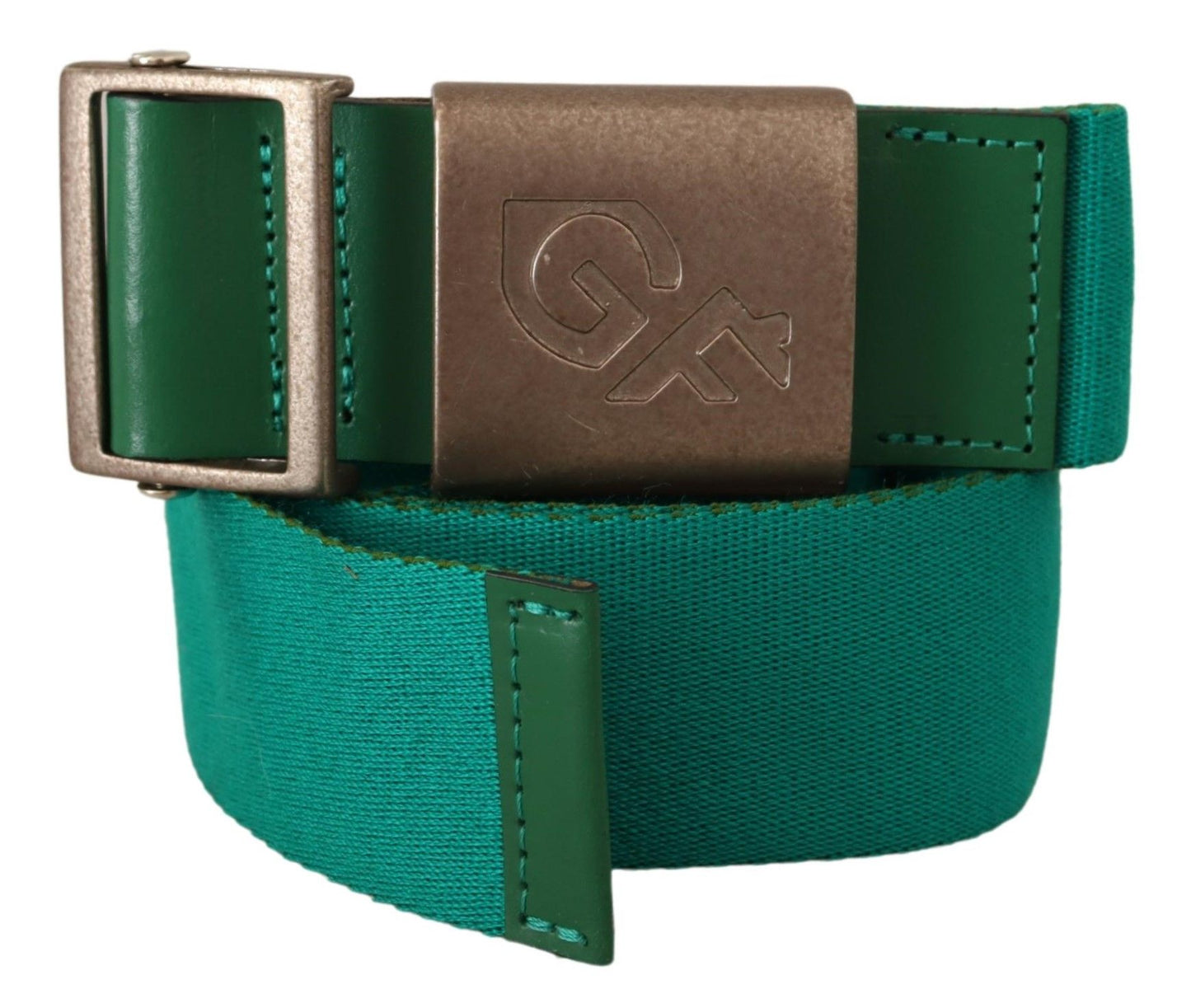 Elegant Green Adjustable Cotton Belt