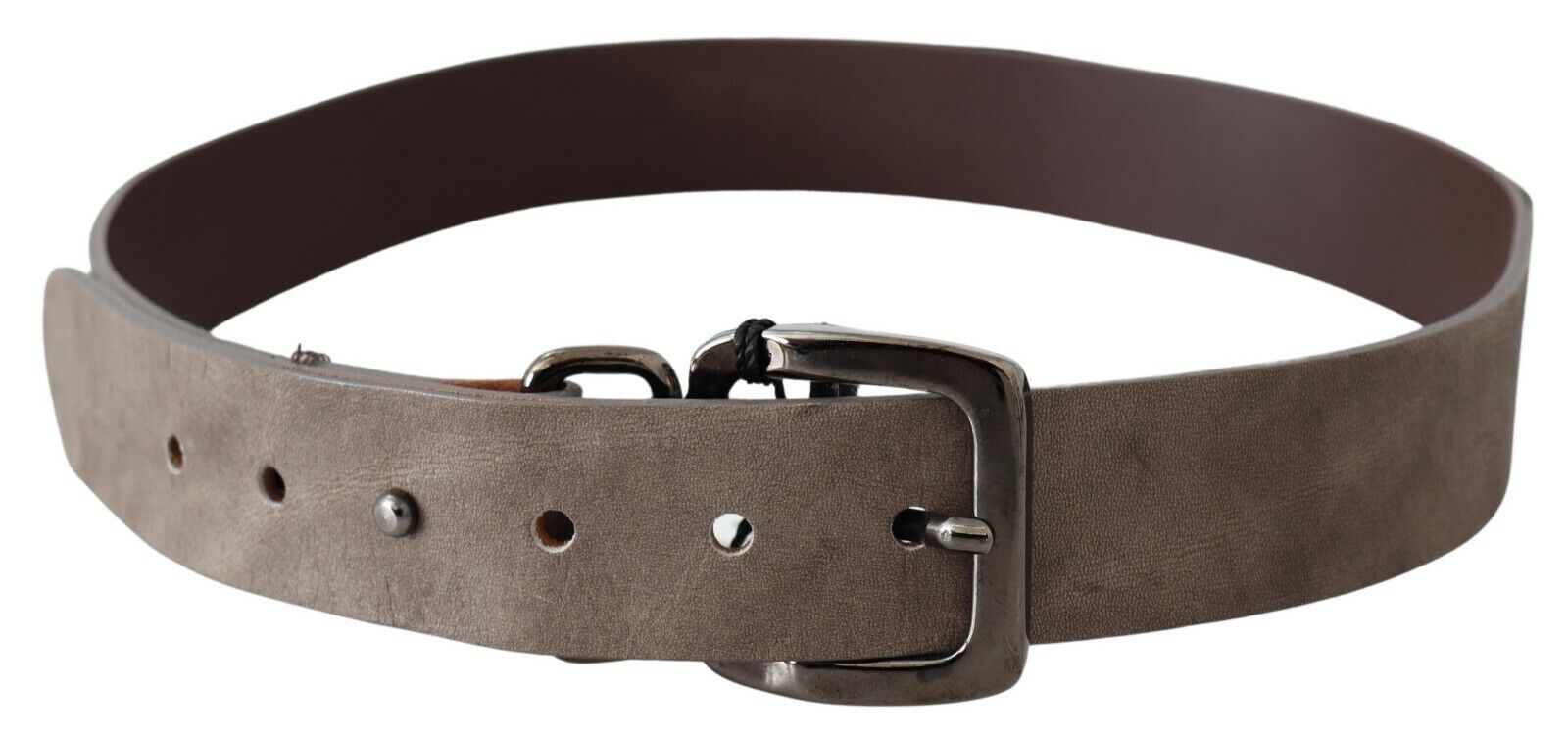 Elegant Dark Brown Leather Belt