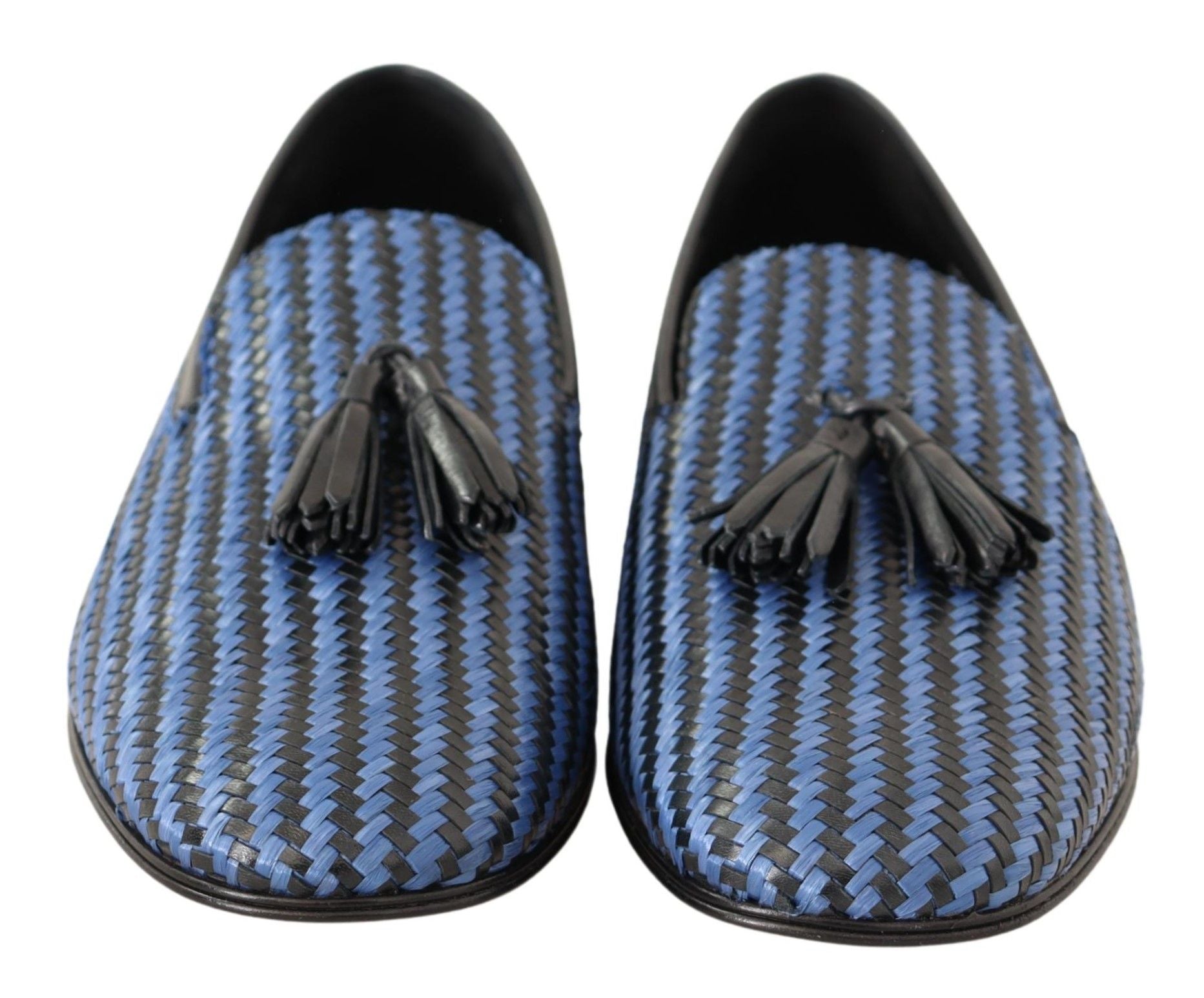 Elegant Woven Leather Loafers