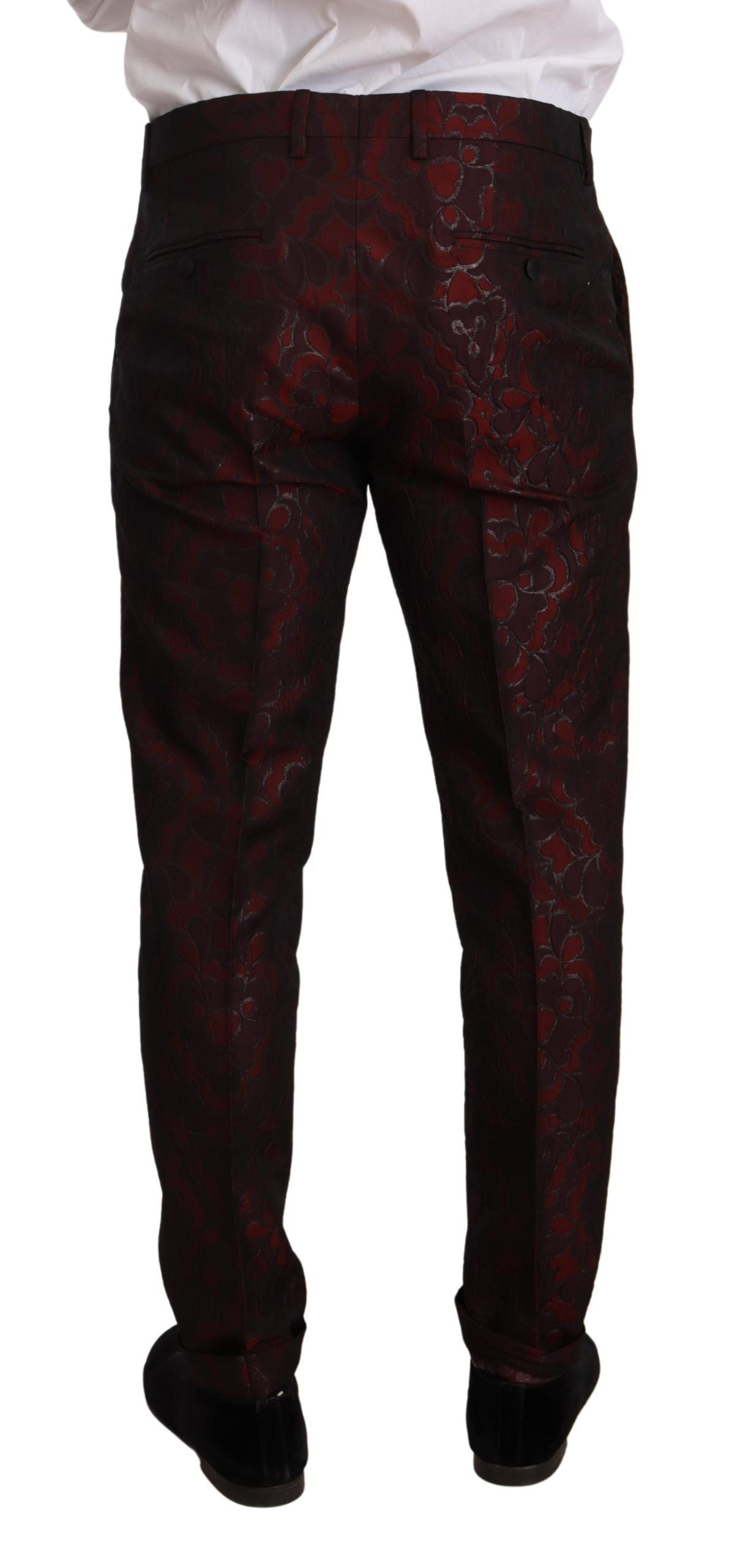 Elegant Red Martini Three Piece Suit