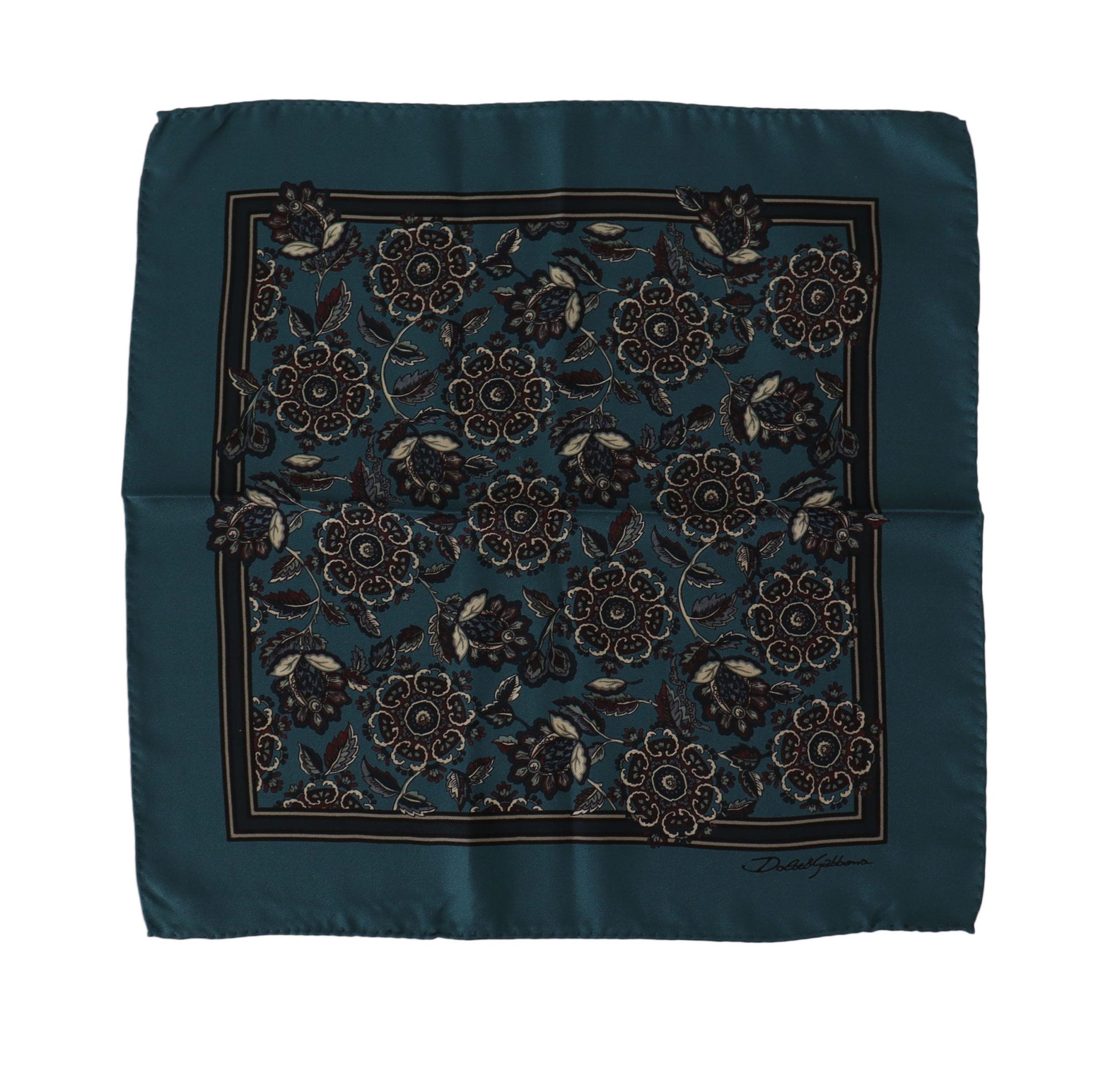 Elegant Silk Floral Pocket Square