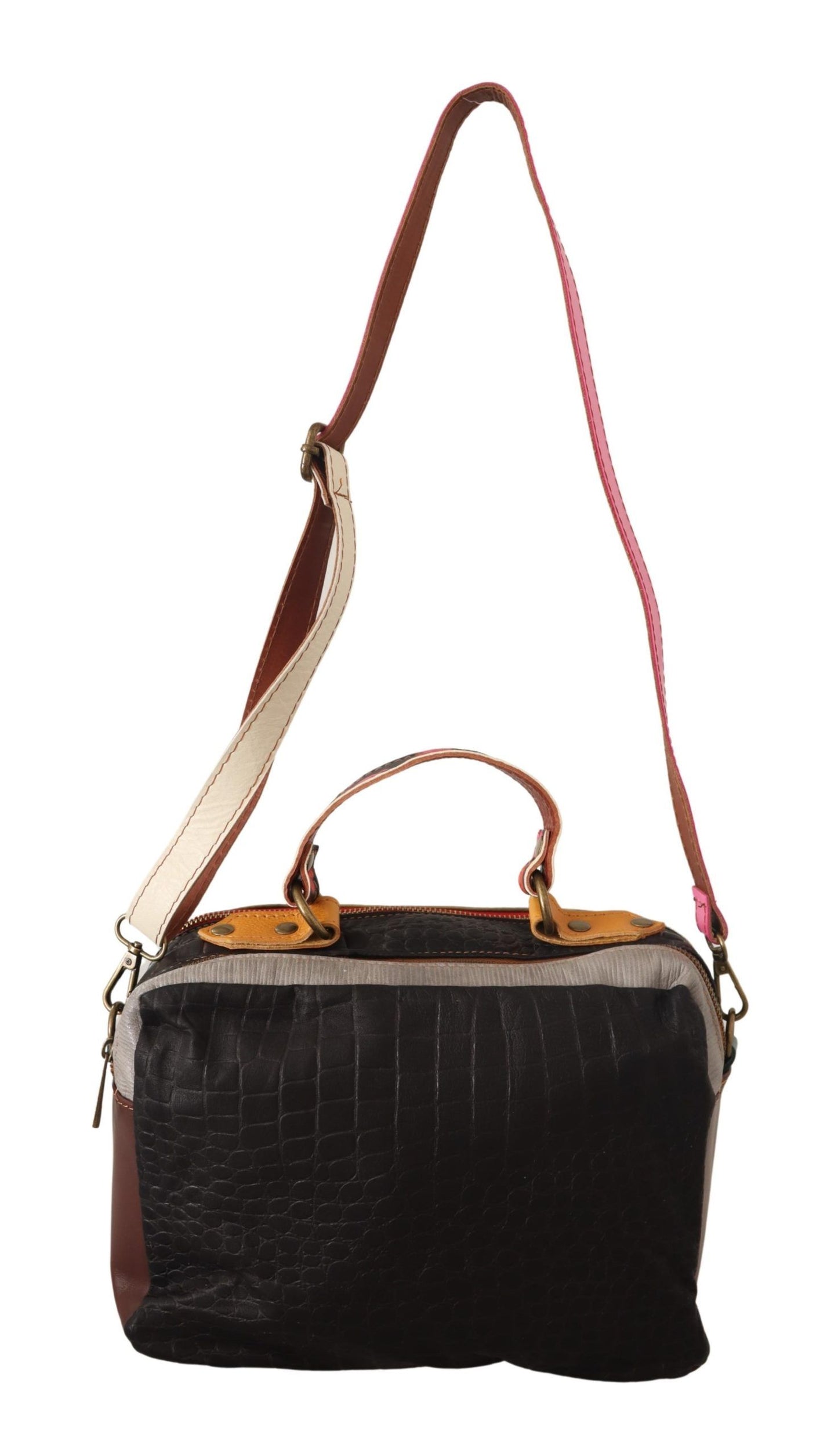 Chic Multicolor Leather Shoulder Bag