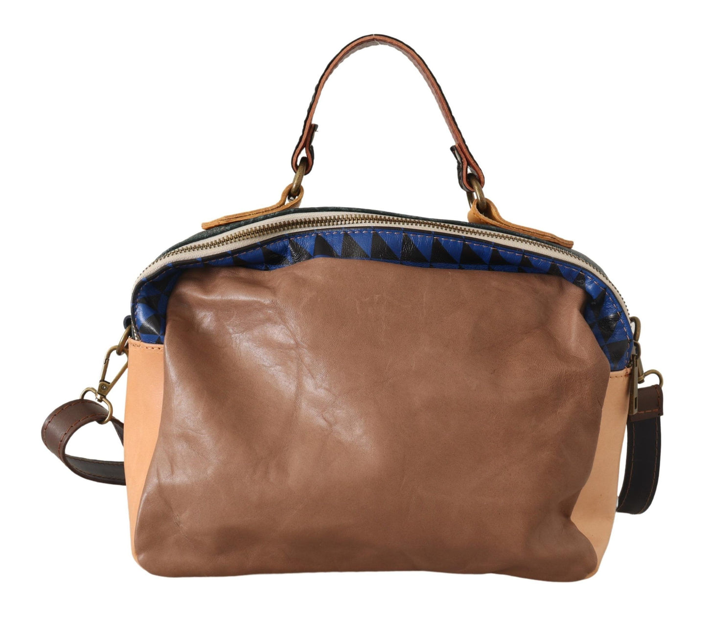 Chic Multicolor Leather Shoulder Bag