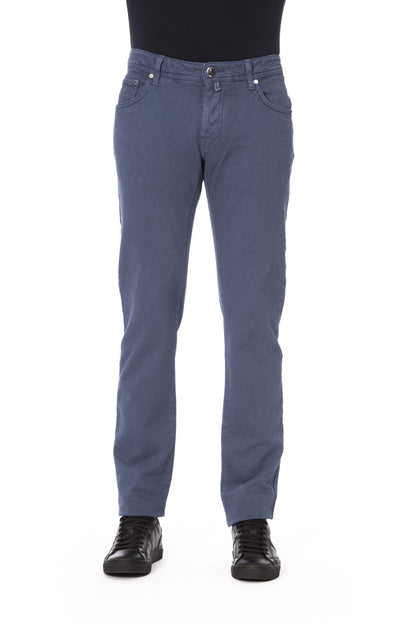 Blue Cotton Men Jeans