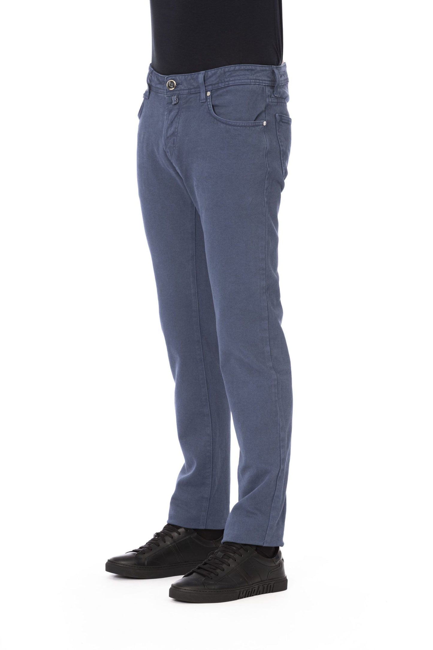 Blue Cotton Men Jeans