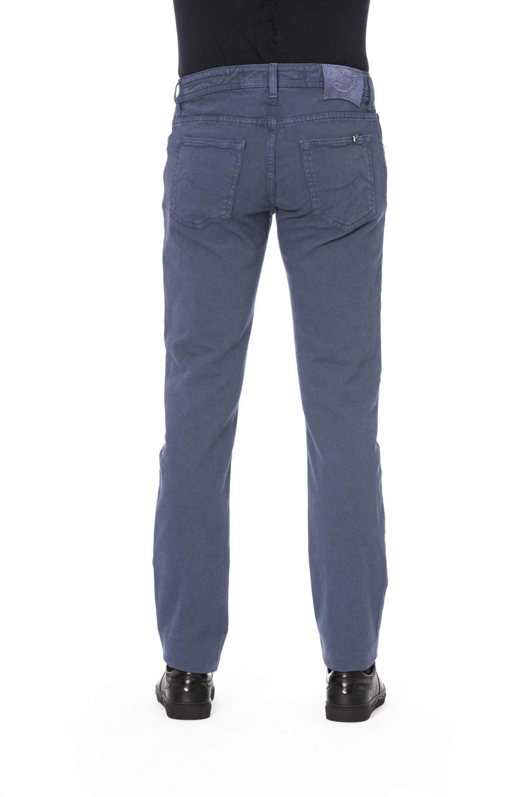 Blue Cotton Men Jeans