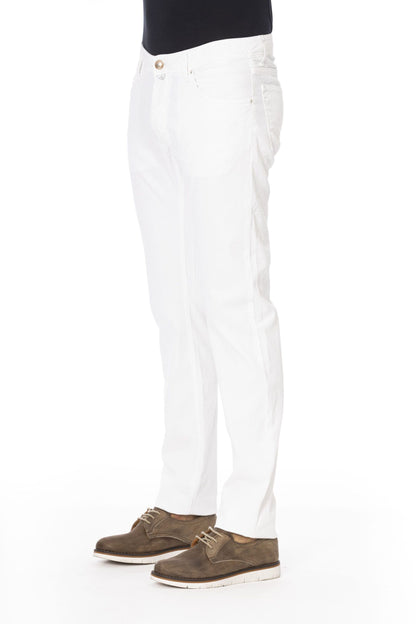 White Cotton Men Jean