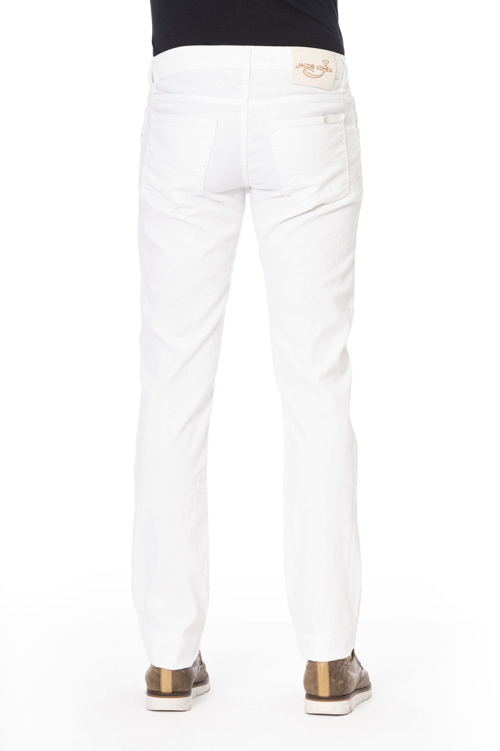 White Cotton Men Jean