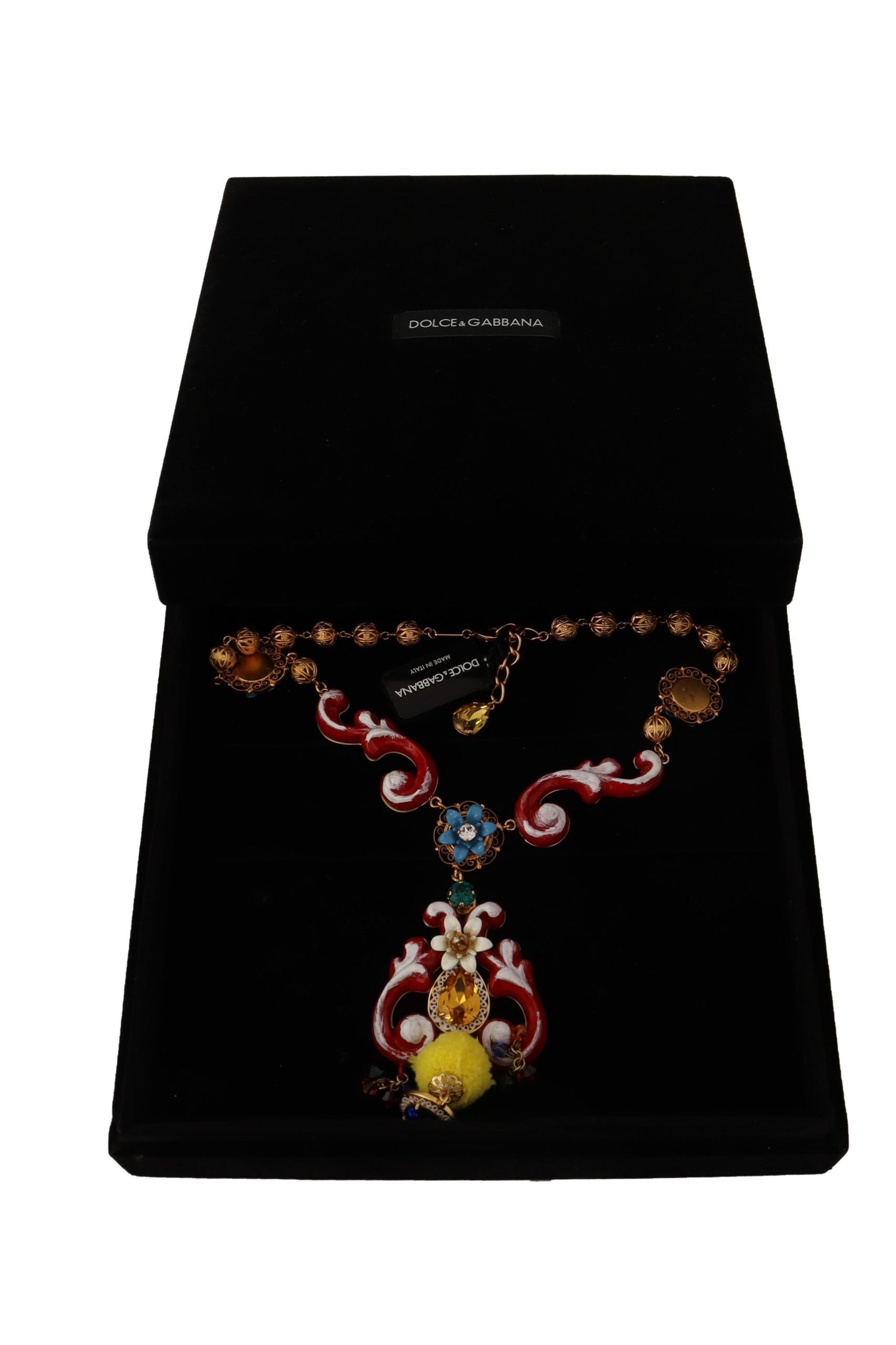 Multicolor Crystal Statement Necklace