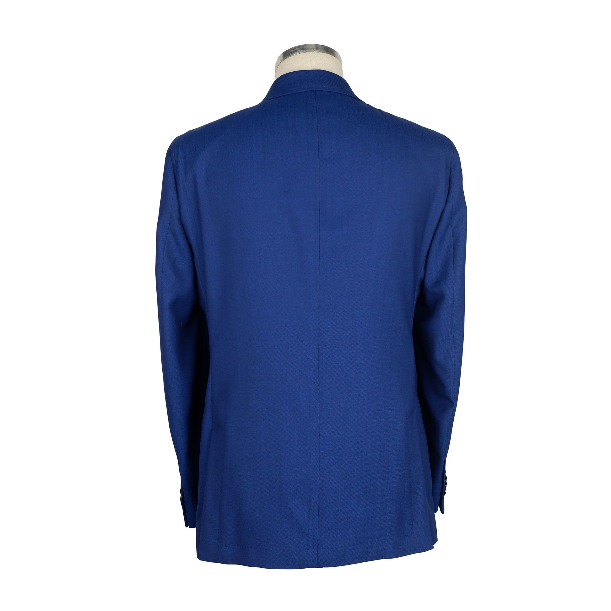 Blue Wool Men Jacket