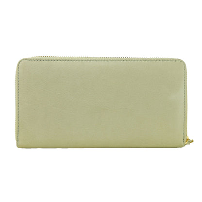 Cavalli Class Etoupe Grey Zippered Purse