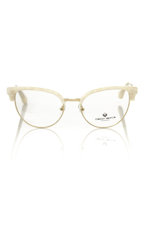 White Metallic Fibre Women Frame