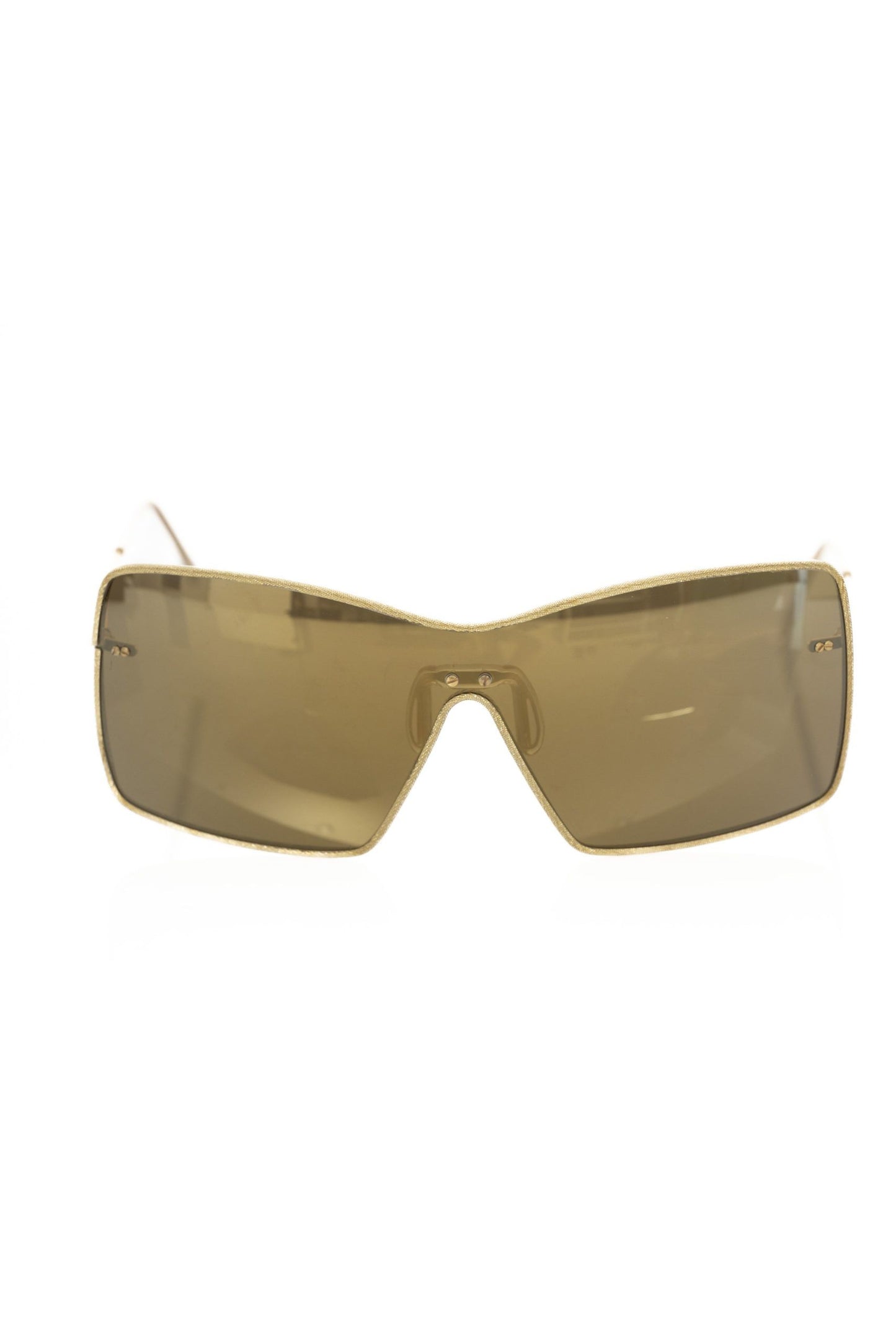 Gold Metallic Fibre Women Sunglass