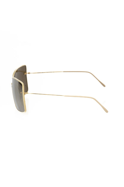 Gold Metallic Fibre Women Sunglass