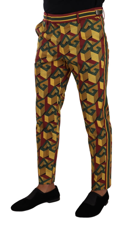 Elegant Multicolor Tapered Pants for Men