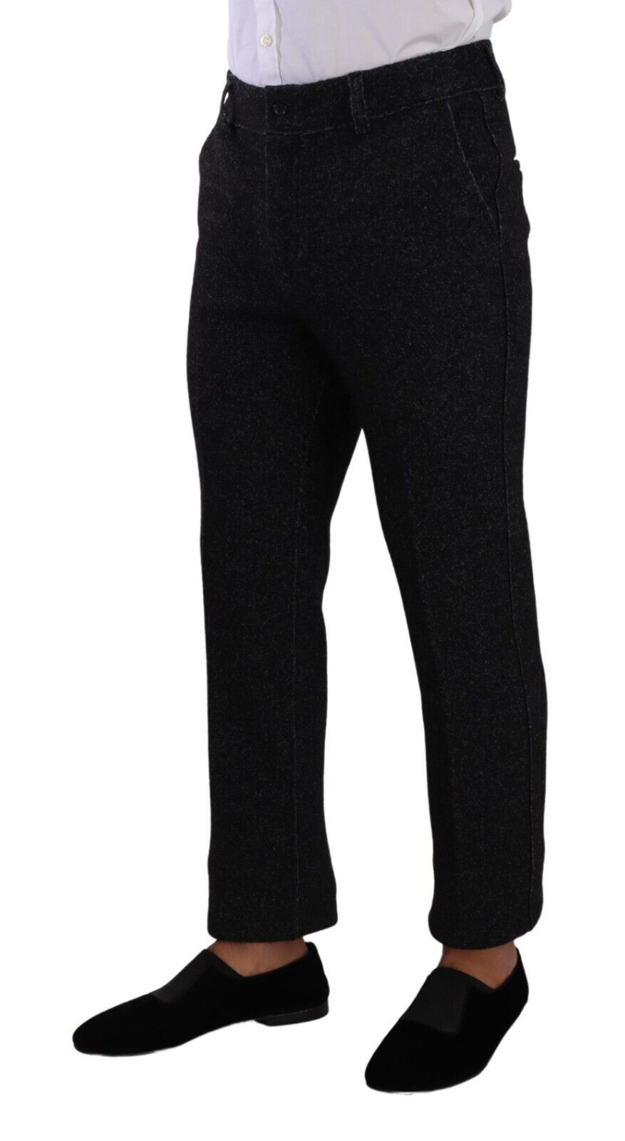 Elegant Wool Blend Dress Pants