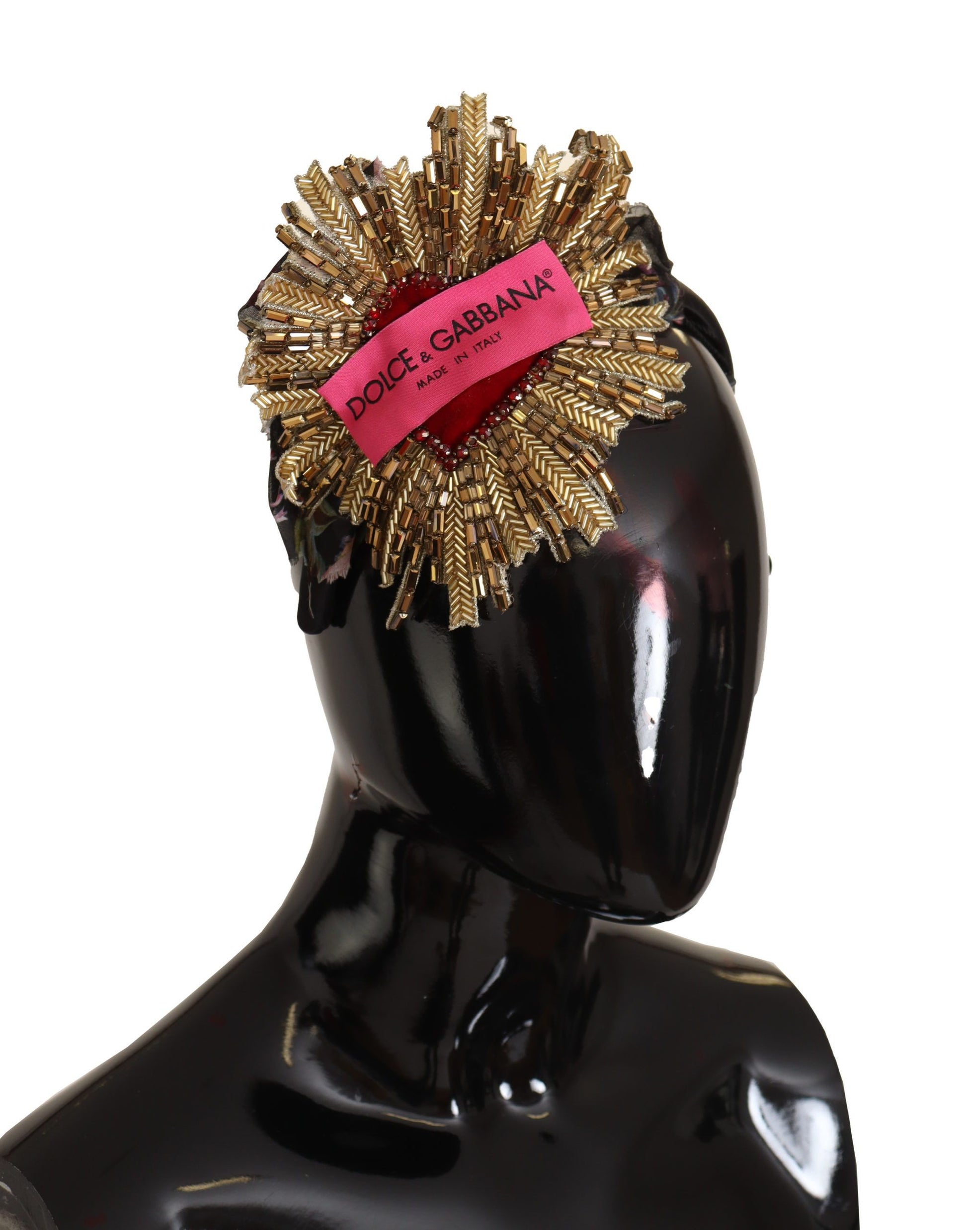 Regal Gold Silk Diadem Headband