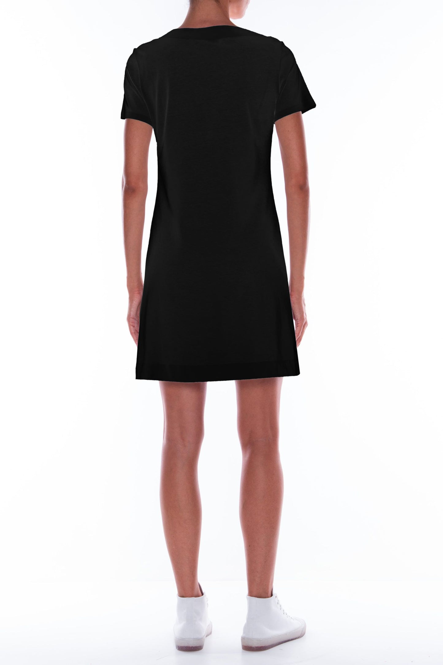 Black Cotton Women Dress