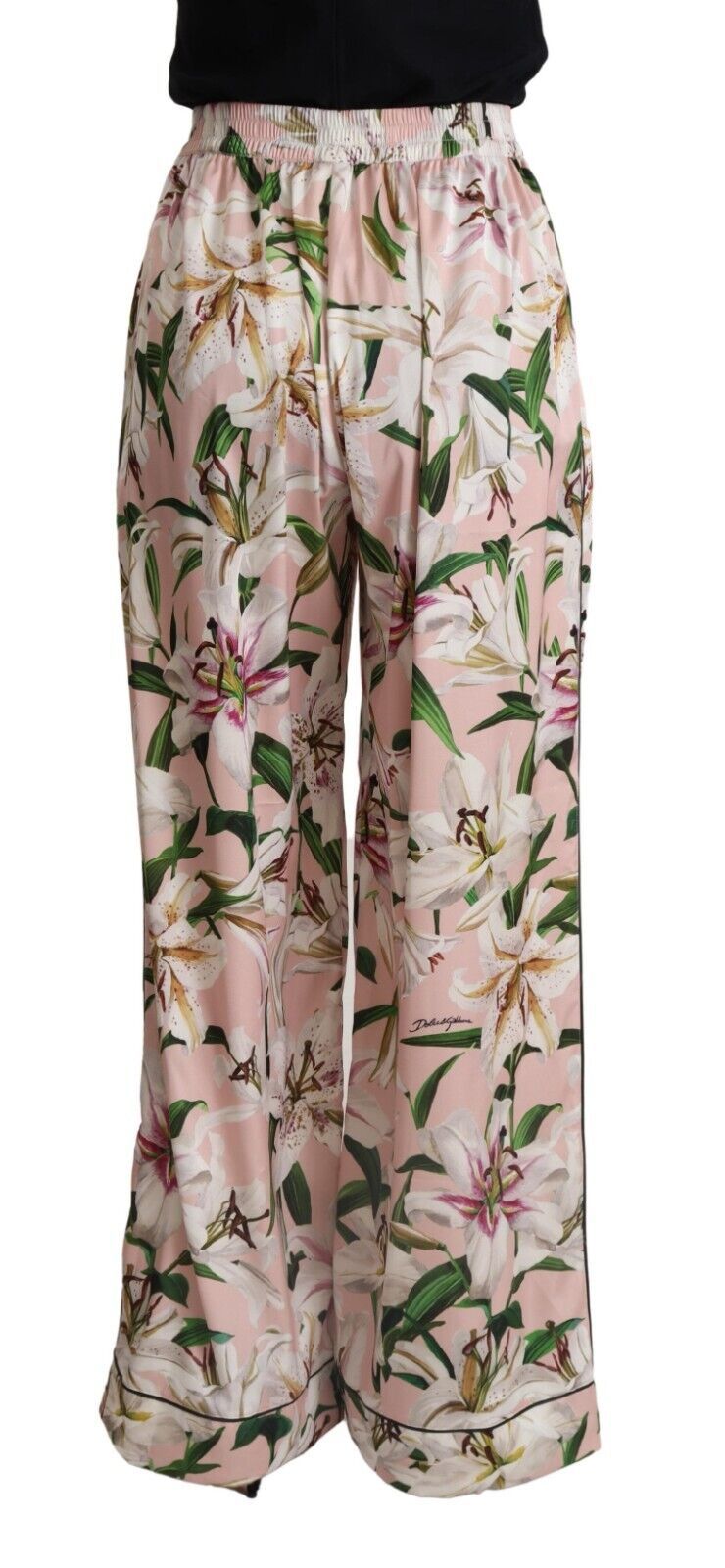 Elegant Wide Leg Floral Pants