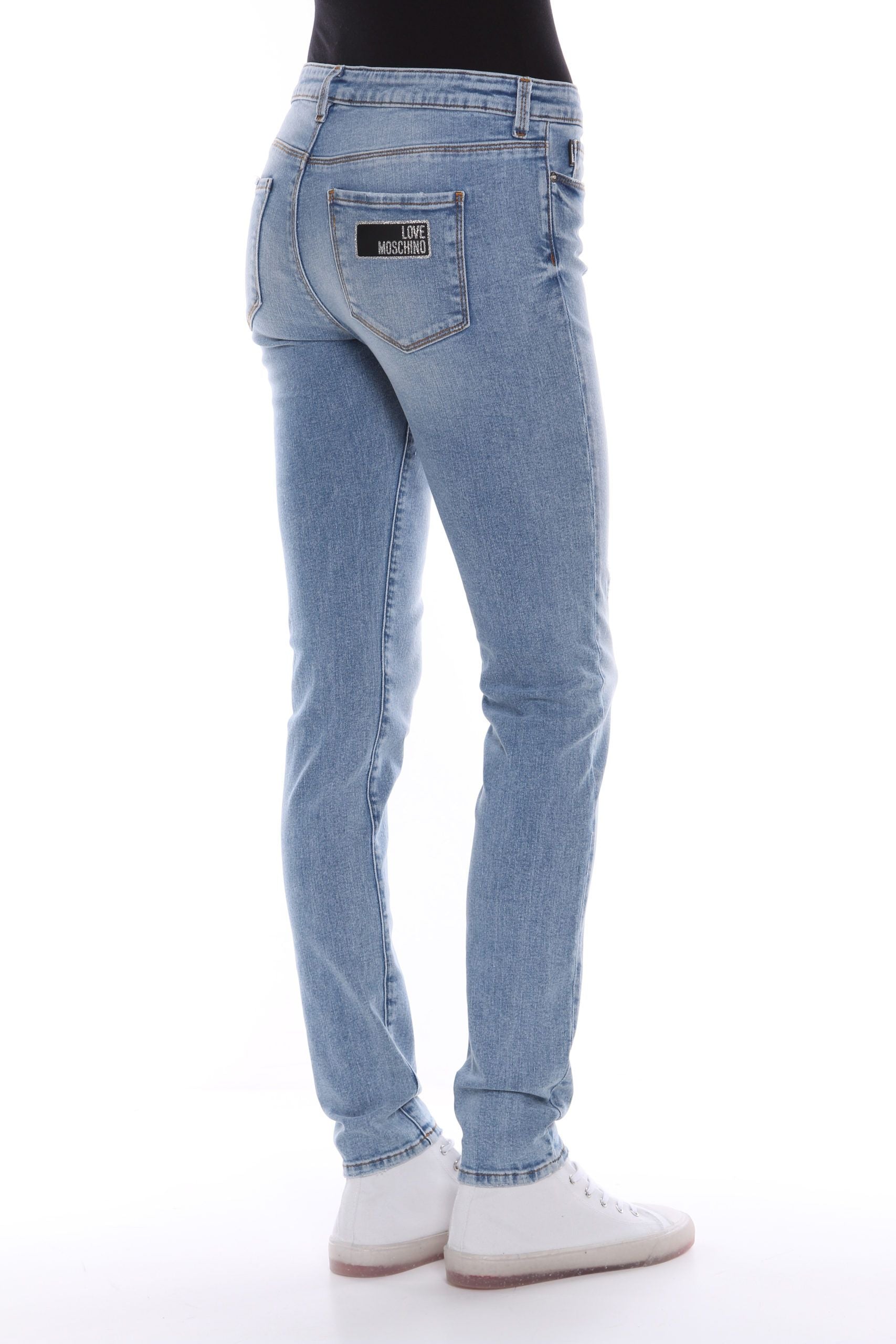 Blue Cotton Women Jean