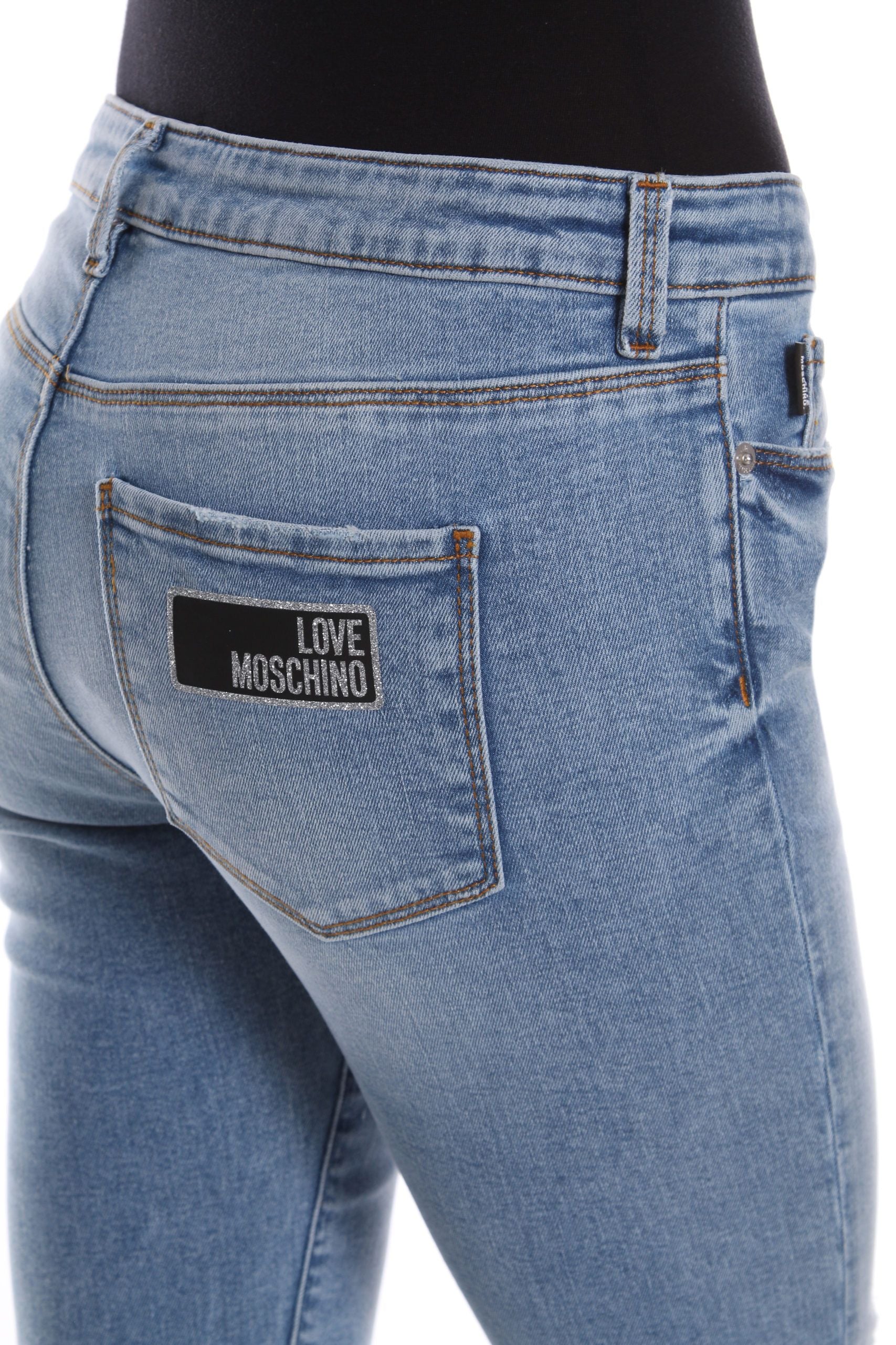 Blue Cotton Women Jean