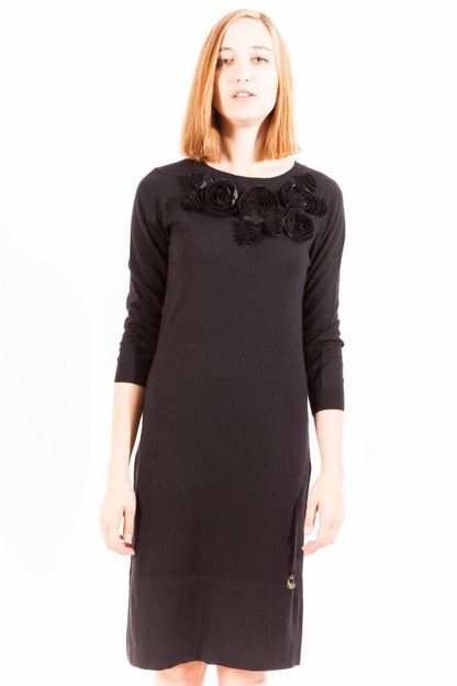 Elegant Long Sleeve Little Black Dress