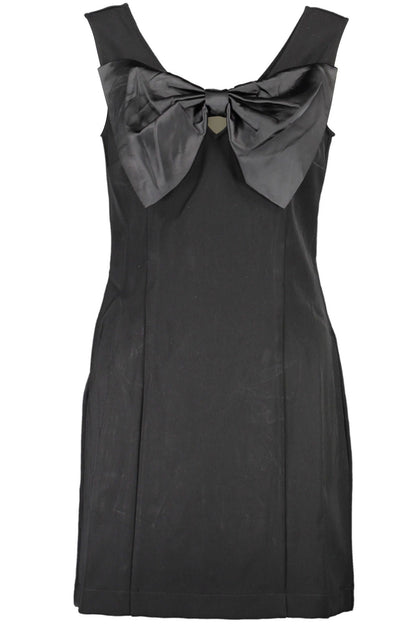 Black Polyester Women Dress