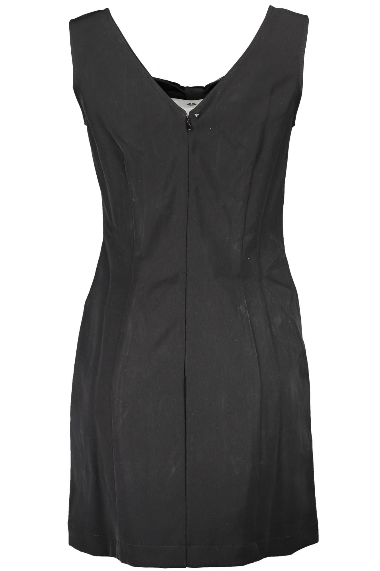 Black Polyester Women Dress