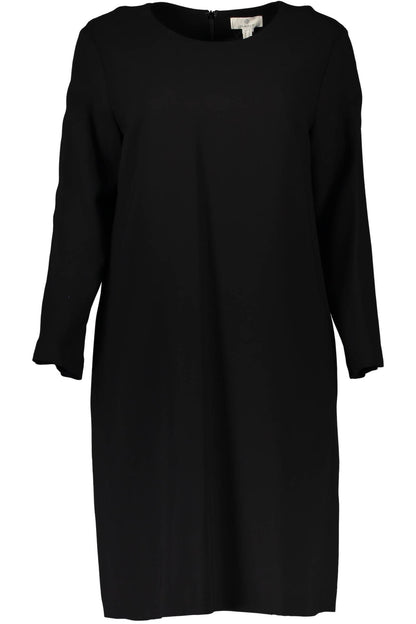 Chic Black Short Dress with Long Sleeves