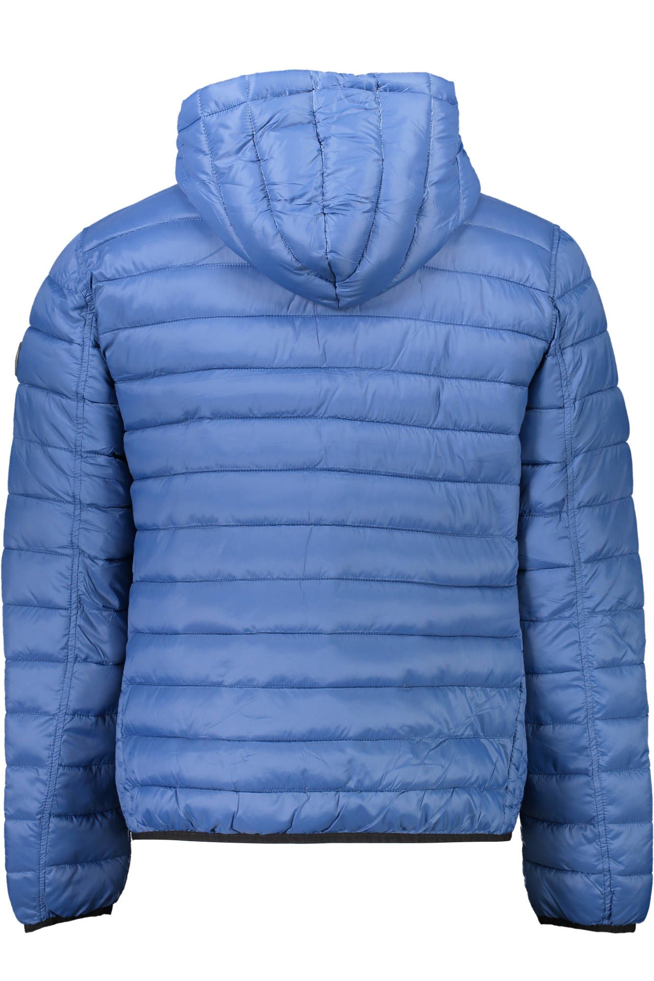 Blue Nylon Mens Reversible Jacket