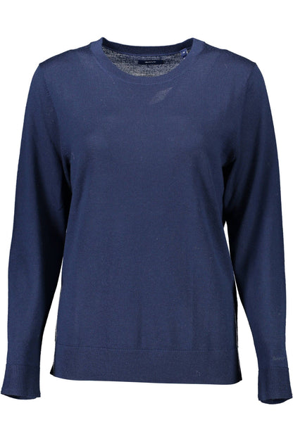 Blue Wool Women Sweater