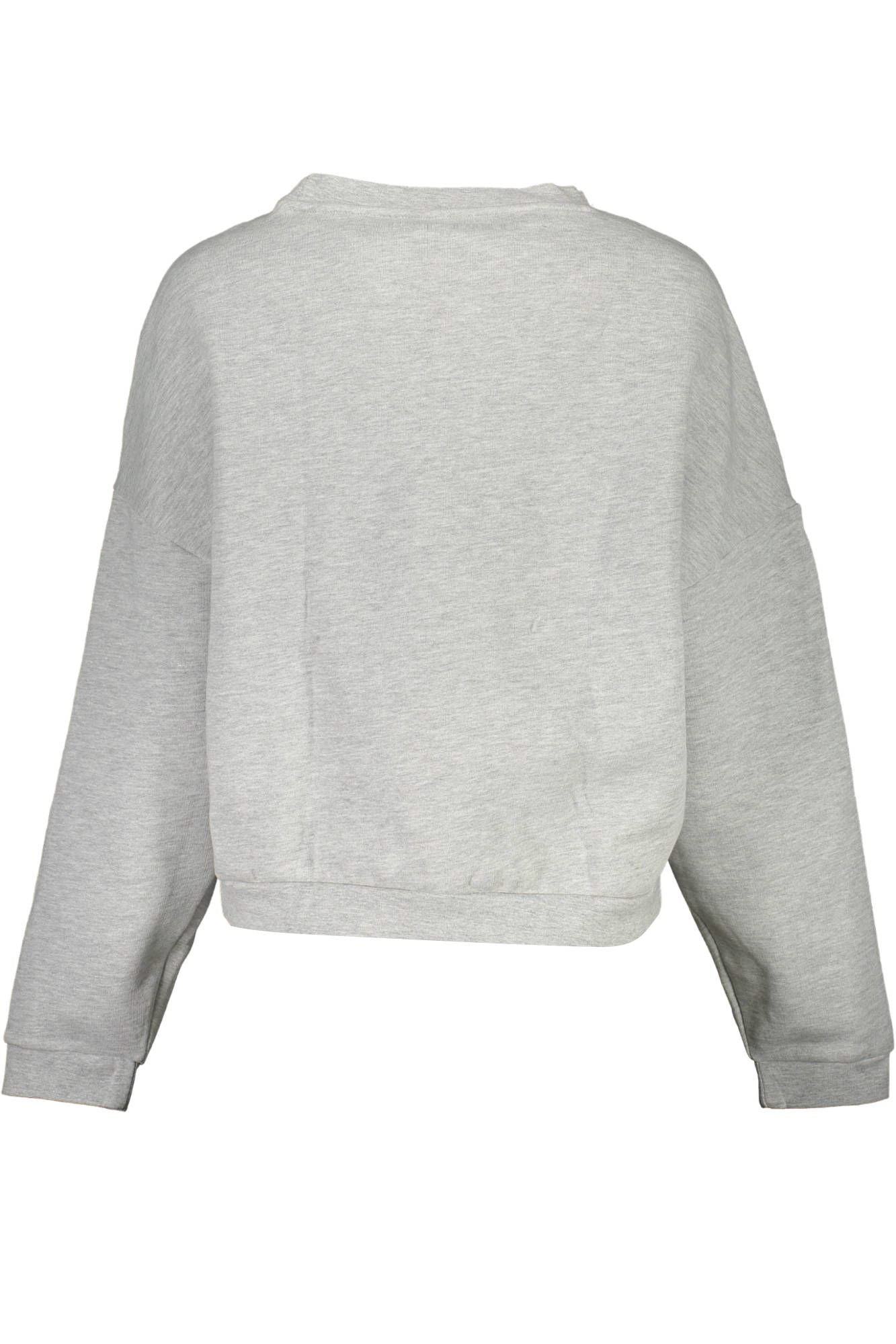 Gray Cotton Women Sweater